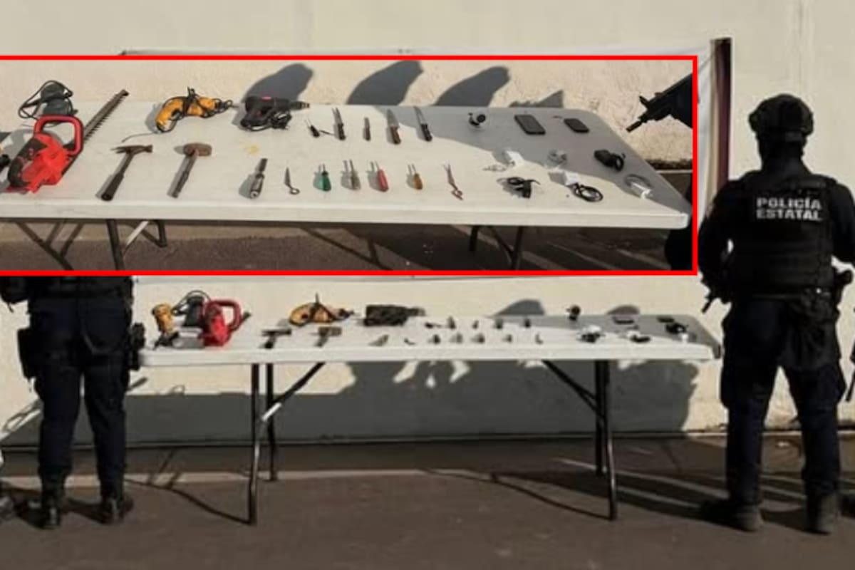 Revisión sorpresa en penal de Aguaruto revela arsenal oculto: hallan taladro, cortasetos, módem y objetos punzocortantes