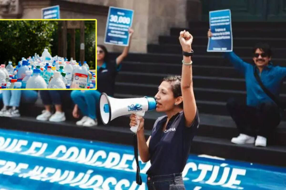 Estudiantes de la UNAM y ONGs se pronuncian ante contaminación plástica