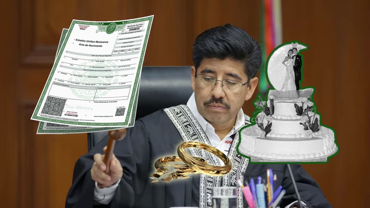 La Suprema Corte de Justicia de la Nación (SCJN) ordenó eliminar datos de matrimonio y divorcio de las actas de nacimiento para proteger la privacidad. | Archivo GH y Pexels
