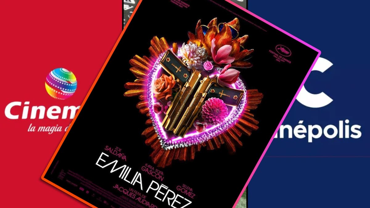 Cinépolis otorga su respaldo a Emilia Pérez, desatando furia en redes sociales por sus comentarios y temática controvertida. / Foto: Especial