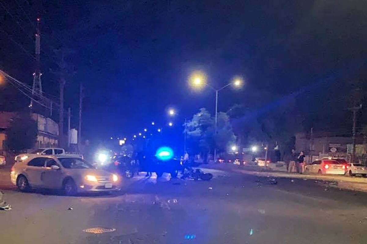 Motociclista muere en choque