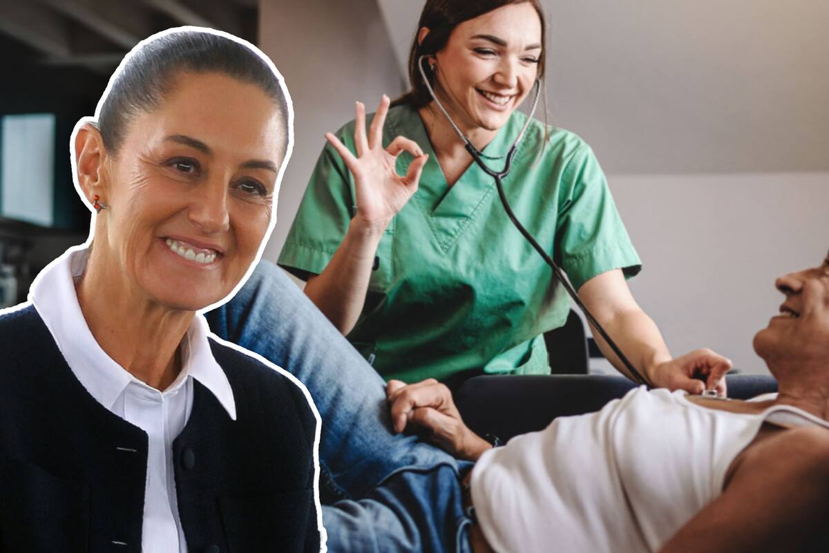 Atención médica a domicilio para adultos mayores de 60 a 64 años: Claudia Sheinbaum