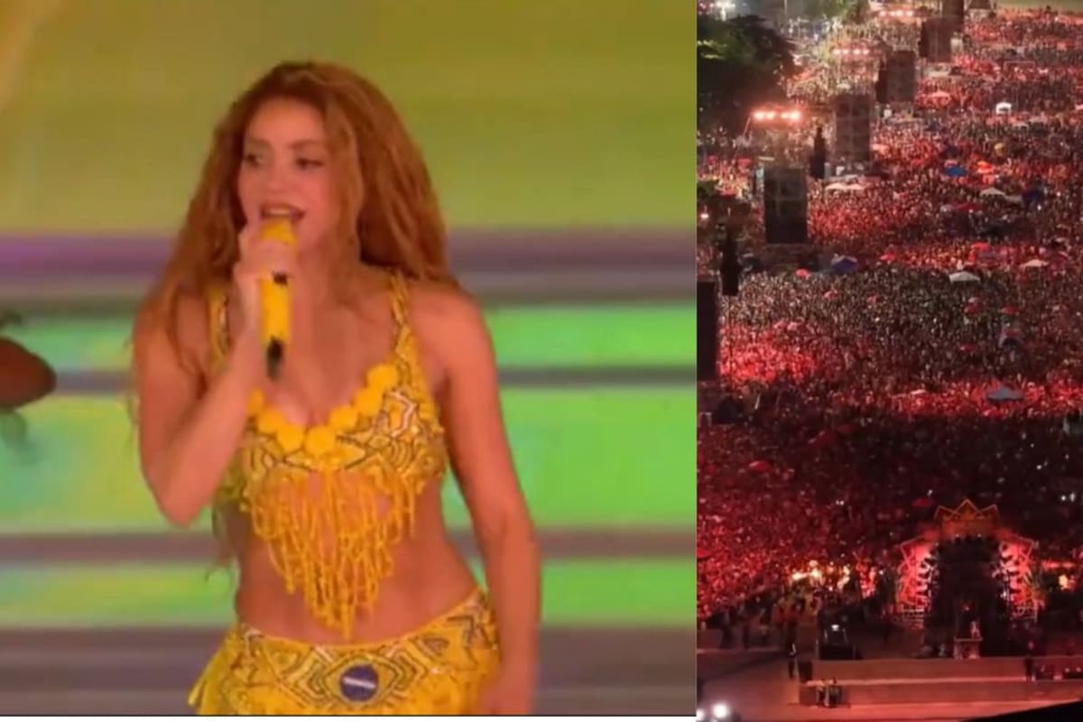 Shakira rompe récords con concierto masivo en Río de Janeiro