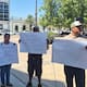 Antorcha Campesina se manifiesta en Palacio de Gobierno; exigen servicios de luz y agua para 9 municipios de Sonora