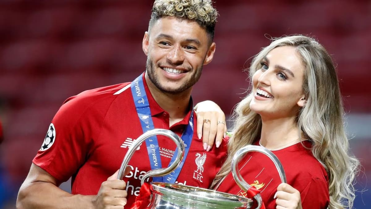 Perrie Edwards y Alex Oxlade-Chamberlain