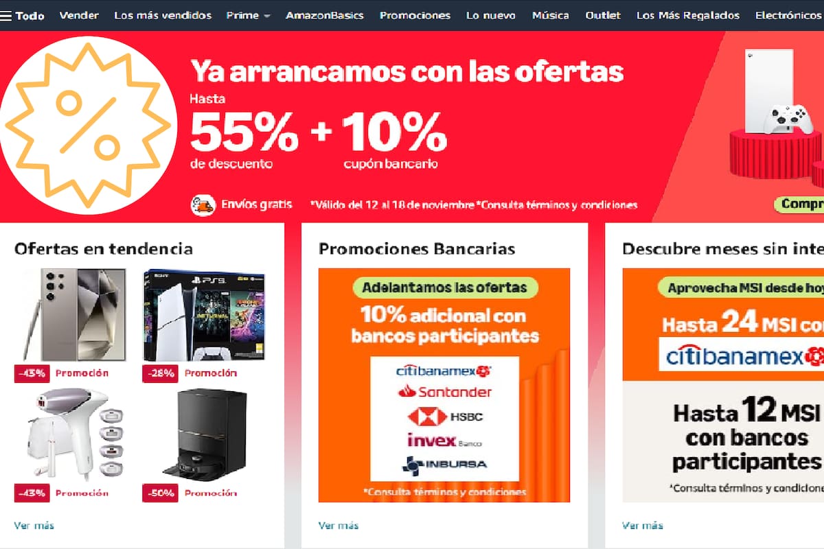 Amazon Mexico adelanta algunas promociones del Buen Fin 2024 Noticias de Mexico El Imparcial