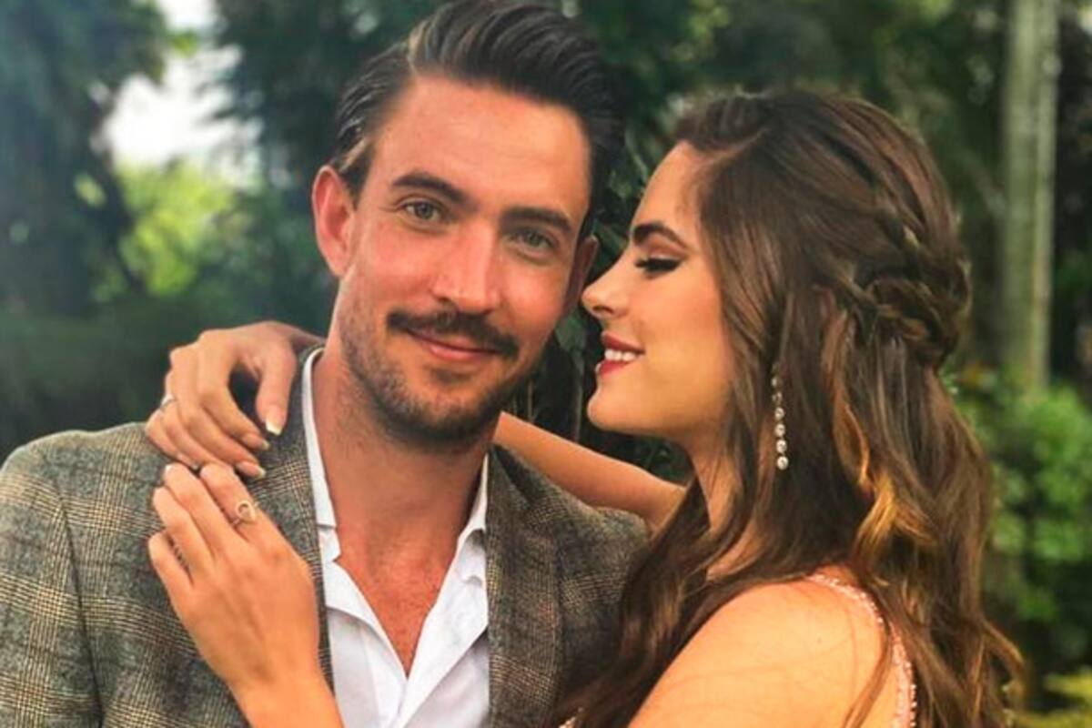 Sofía Aragón se comprometió con su novio Francisco Bernot ante las luces de Time Square