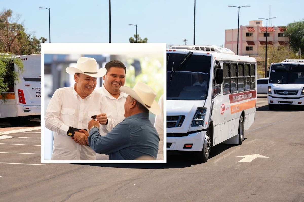 Entrega Gobernador Durazo camiones urbanos a once municipios