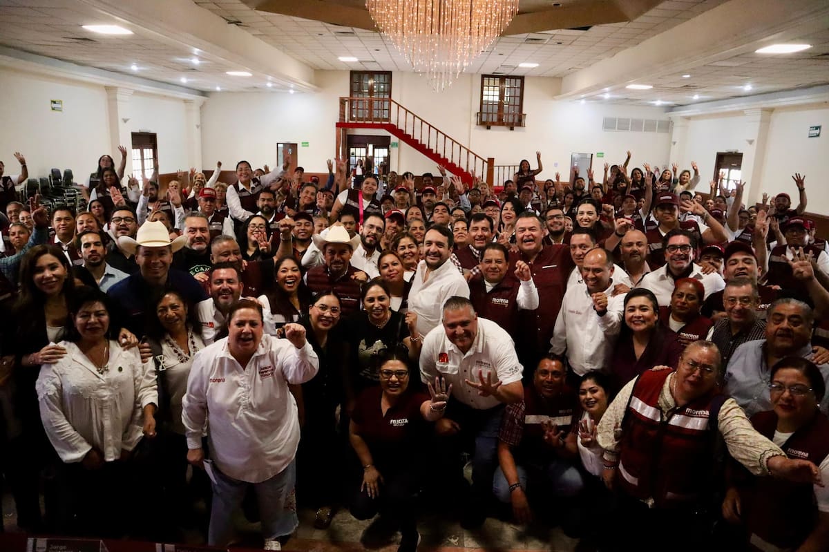 Andrés Manuel López Beltrán en Monclova, Coahuila. | Foto: Facebook.
