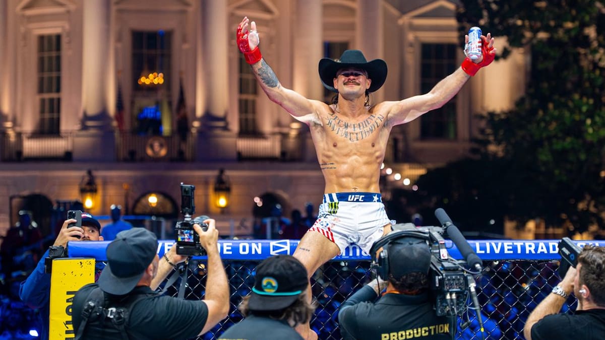 UFC Freedom 250: Diego Lopes salió con “La Chona” en la Casa Blanca y el brasileño más mexicano noqueó a Steve García en el segundo round