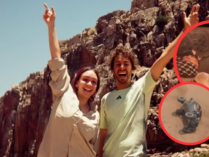 Juanpa Zurita sufre aparatoso accidente en el desierto junto a Daniela Rodrice