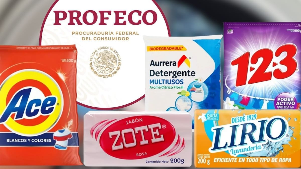 Profeco analiza jabones para lavar ropa y los más económicos, como jabón Aurrera y jabón Lirio, son los que complen con los estándares de calidad más altos, además de no tener demasiados “agentes sintéticos” en su fórmula
