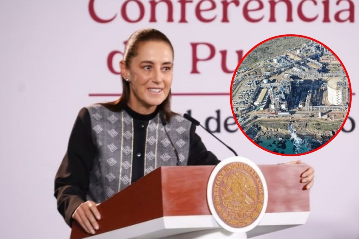 Sheinbaum revisará estatus de Amigo LNG en Guaymas, proyecto para exportar gas de EEUU a Asia