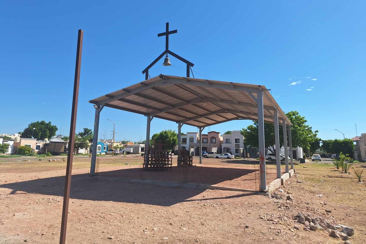 Buscan padrinos para continuar construcción de la capilla Tres Arcángeles de Ciudad Obregón