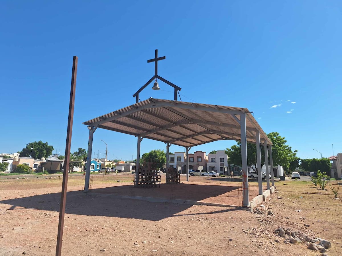 Buscan padrinos para continuar construcción de la capilla Tres Arcángeles de Ciudad Obregón
