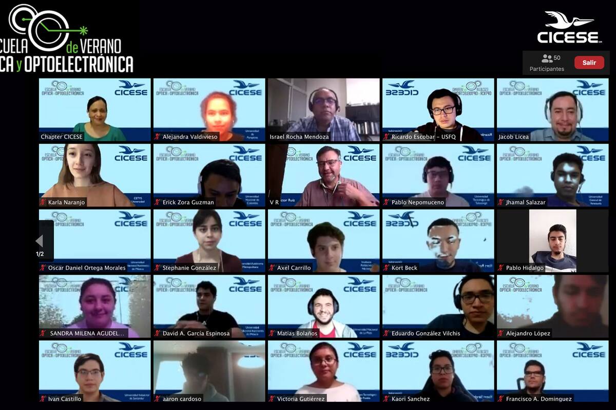 Inicia en Cicese primera escuela virtual en Óptica y Optoelectrónica