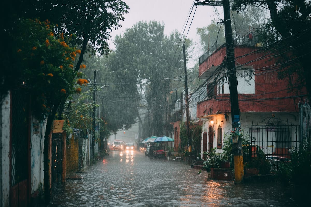 Mañana martes y miércoles se esperan fuertes lluvias para estas ciudades