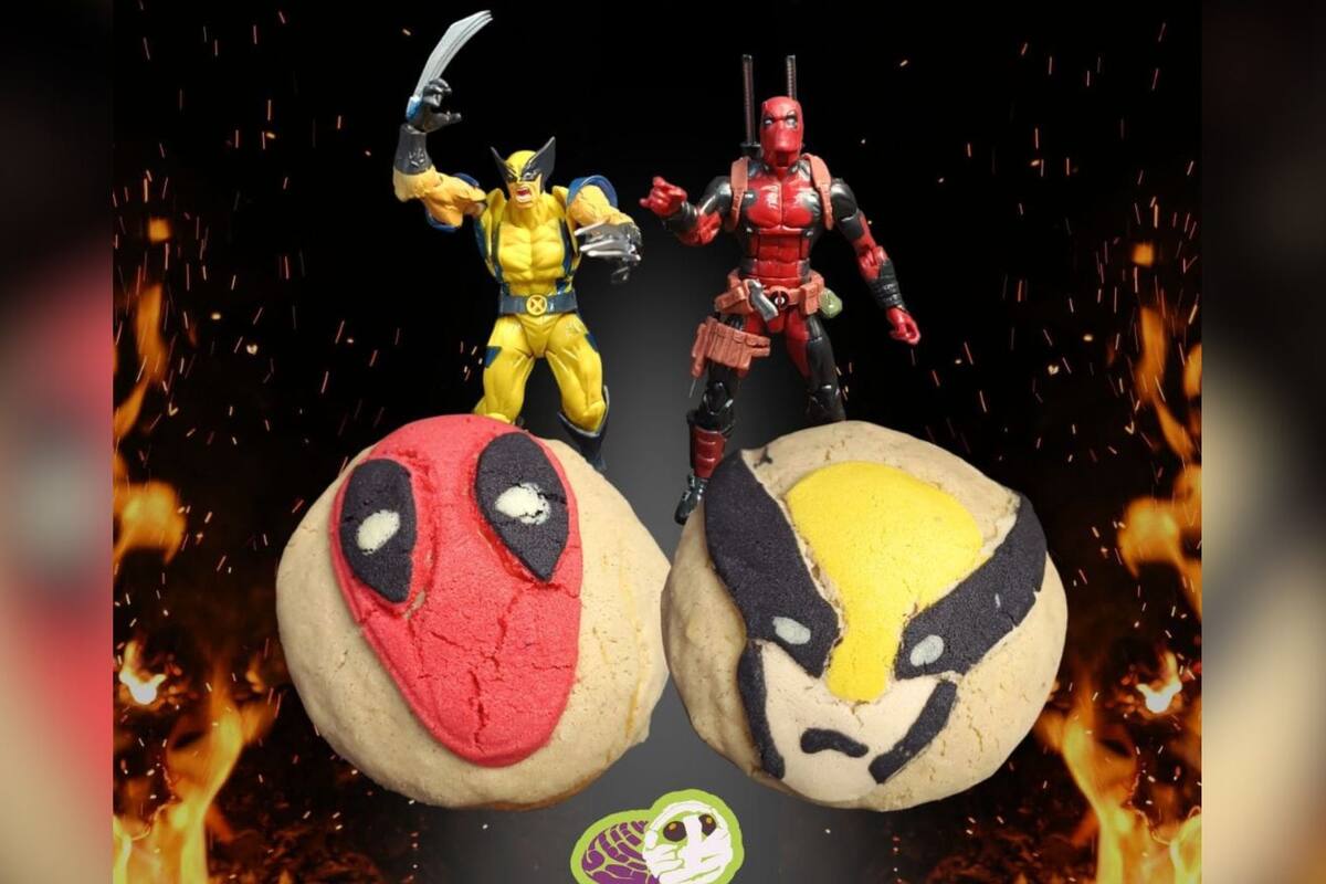 Panadería crea conchas temáticas de Deadpool & Wolverine