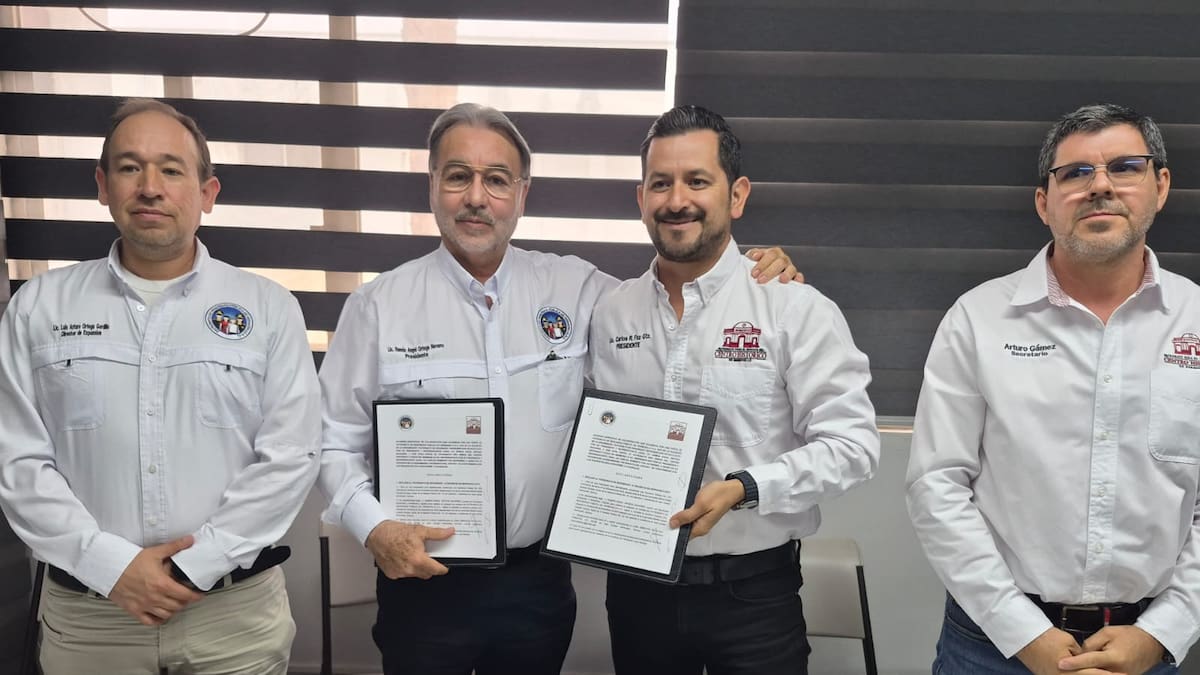 Patronatos de Hermosillo firman convenio para impulsar comercios del Centro y apoyar a policías