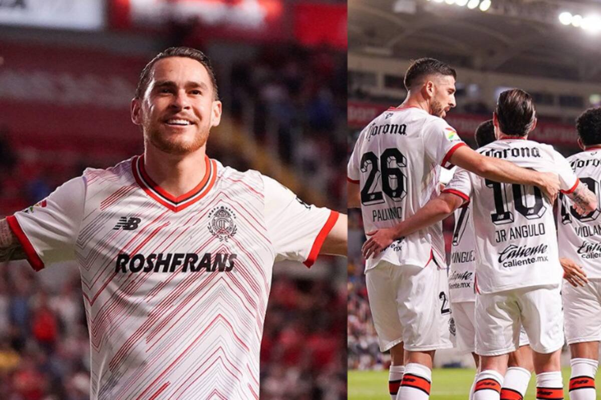 ‘Canelo’ Angulo se destaca como goleador en la victoria del Toluca 1-3 frente al Necaxa