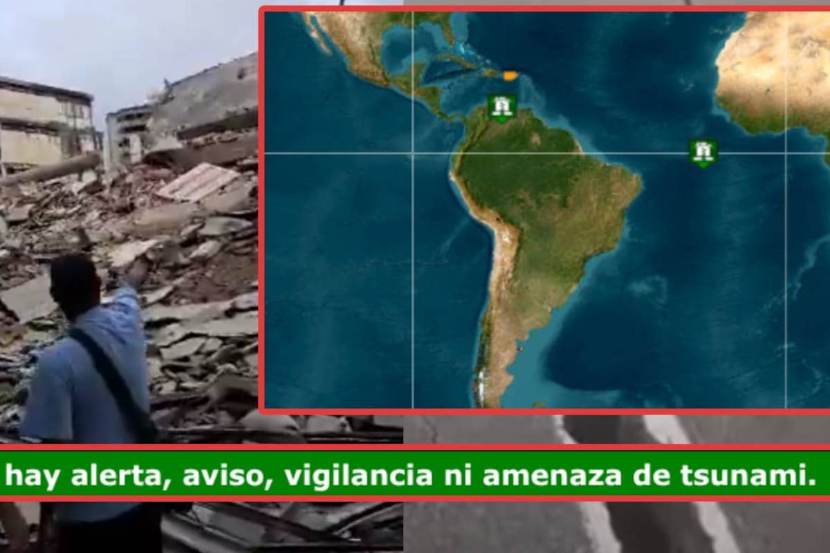 Descartan tsunami en Venezuela tras sismo de 7.1, según sistema de alertas de Estados Unidos