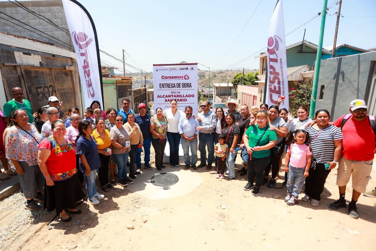 Llevan infraestructura de alcantarillado a comunidades prioritarias con la estrategia Corazones