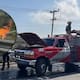 Explota pipa de gas en la carretera Texcoco-Calpulpan, deja dos muertos y una mujer lesionada en el Estado de México