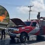 Explota pipa de gas en la carretera Texcoco-Calpulpan, deja dos muertos y una mujer lesionada en el Estado de México
