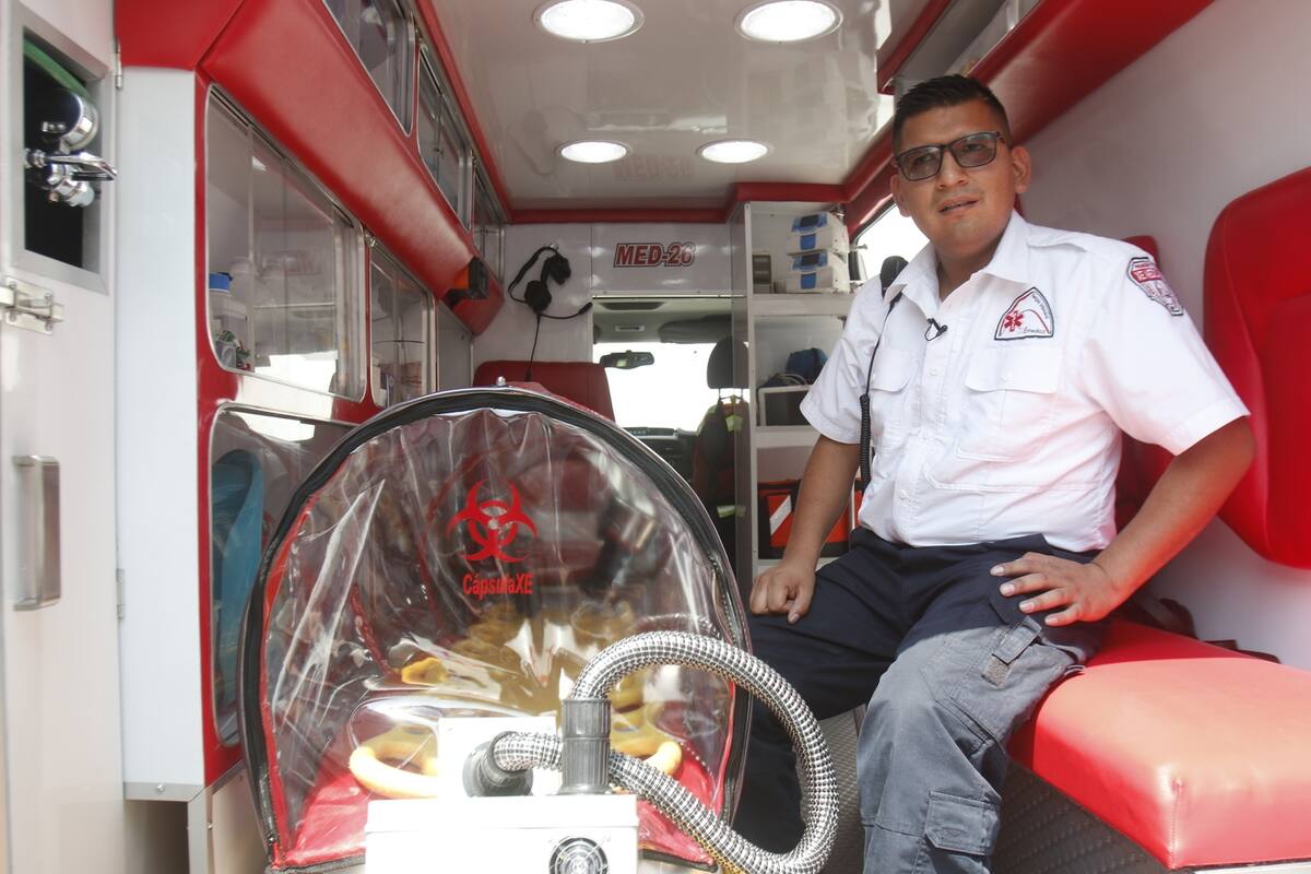 Cuidan a personas del coronavirus en la cápsula XE
