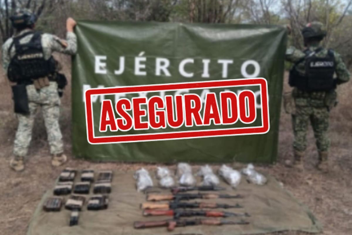 Un ataque derivó en un fuerte decomiso en Sinaloa: autoridades aseguran armas largas, cientos de cargadores y miles de cartuchos