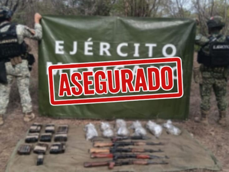 Un ataque derivó en un fuerte decomiso en Sinaloa: autoridades aseguran armas largas, cientos de cargadores y miles de cartuchos