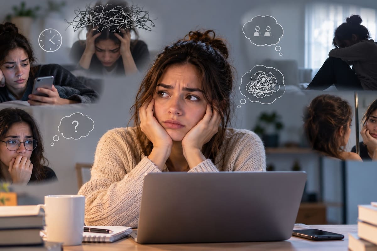 Procrastinar, sobrepensar o aislarse no revelan una sola causa: 14 conductas cotidianas que pueden estar relacionadas con estrés, miedo o emociones difíciles