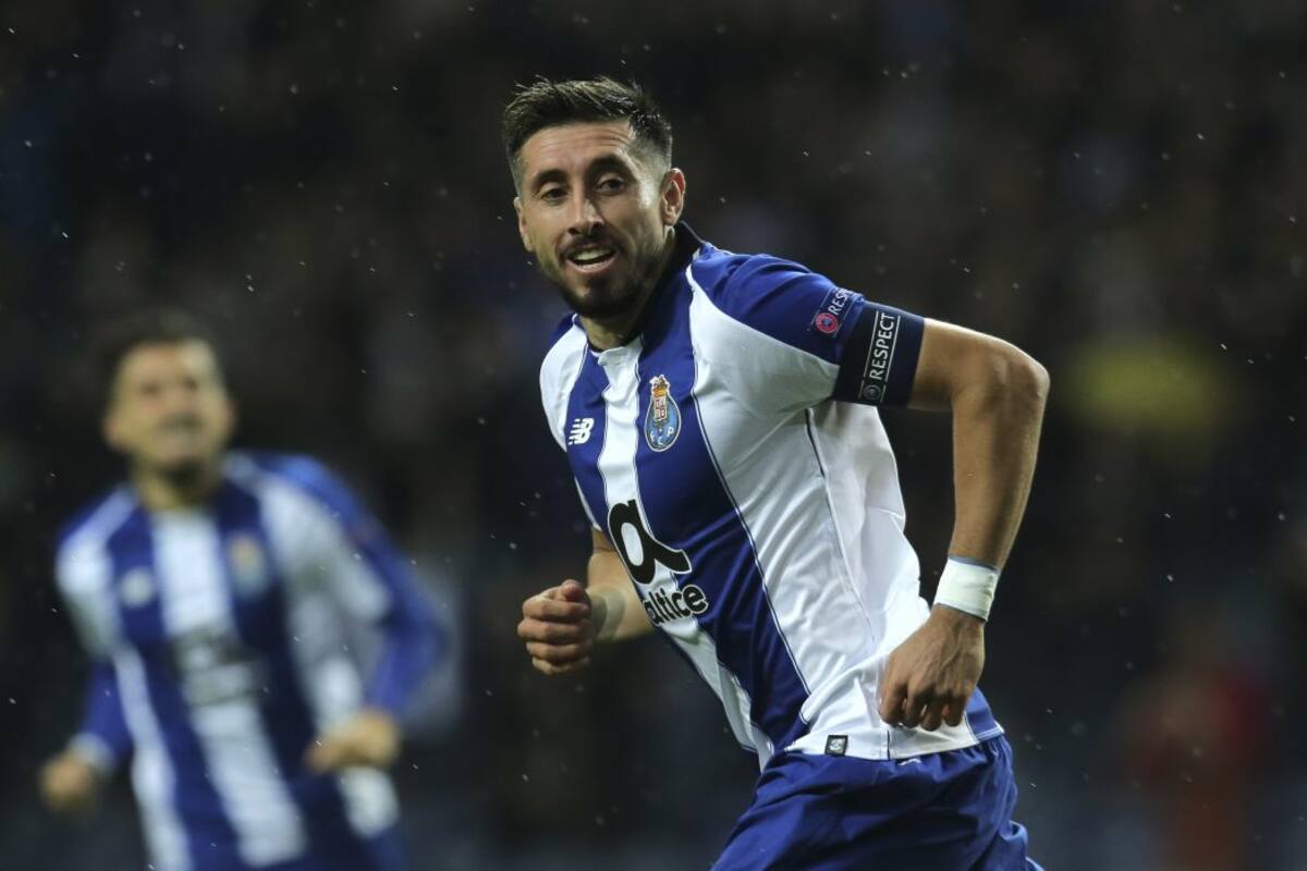 Héctor Herrera de paseo en México