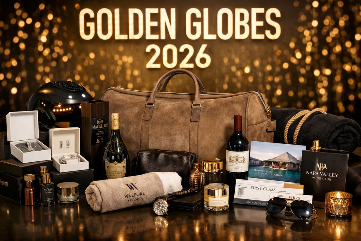 Los Globos de Oro 2026: ¿Qué contienen las swag bags millonarias que reciben ganadores y presentadores?