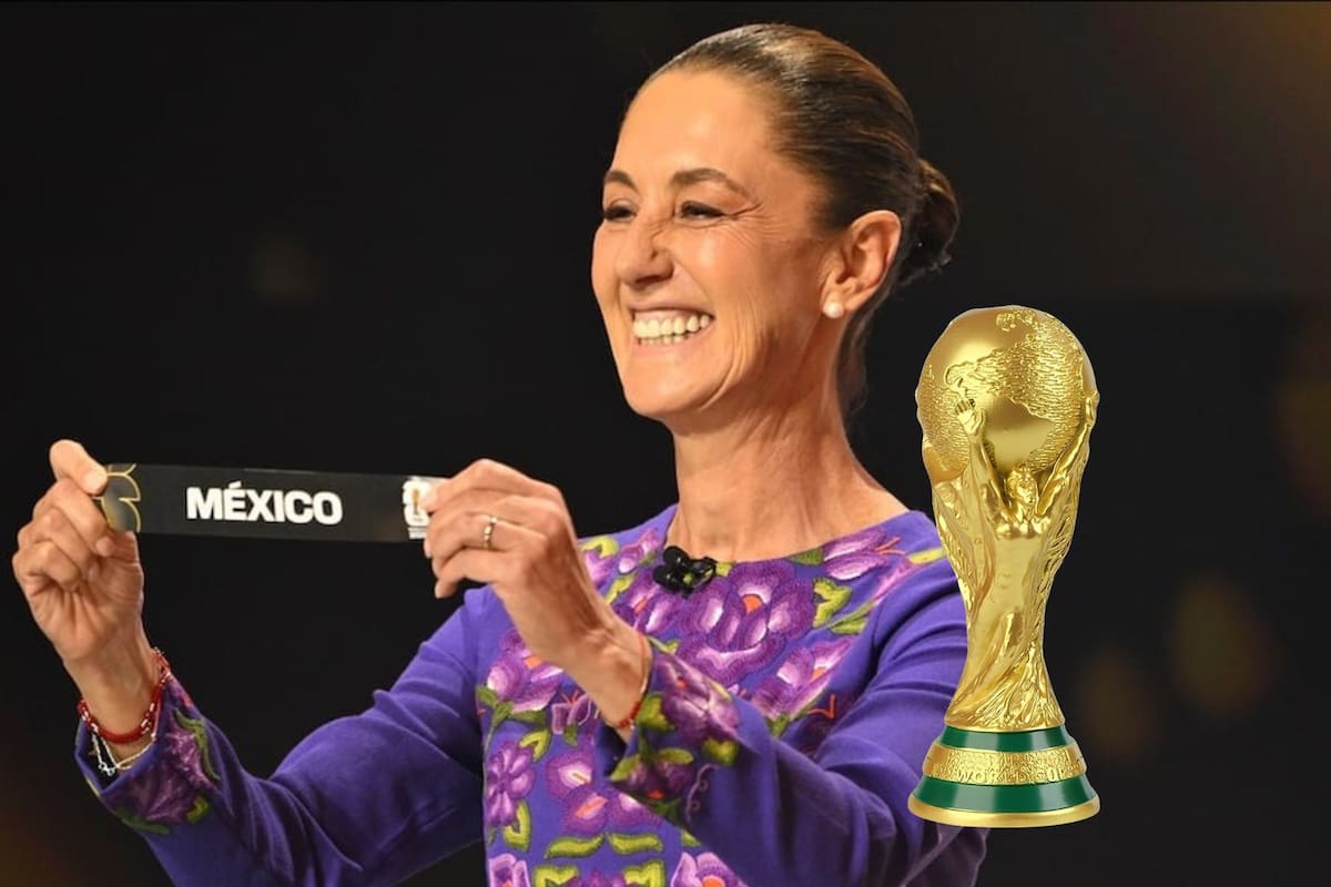 “Estamos orgullosos de recibir por tercera vez la Copa Mundial”: Claudia Sheinbaum durante sorteo de la FIFA