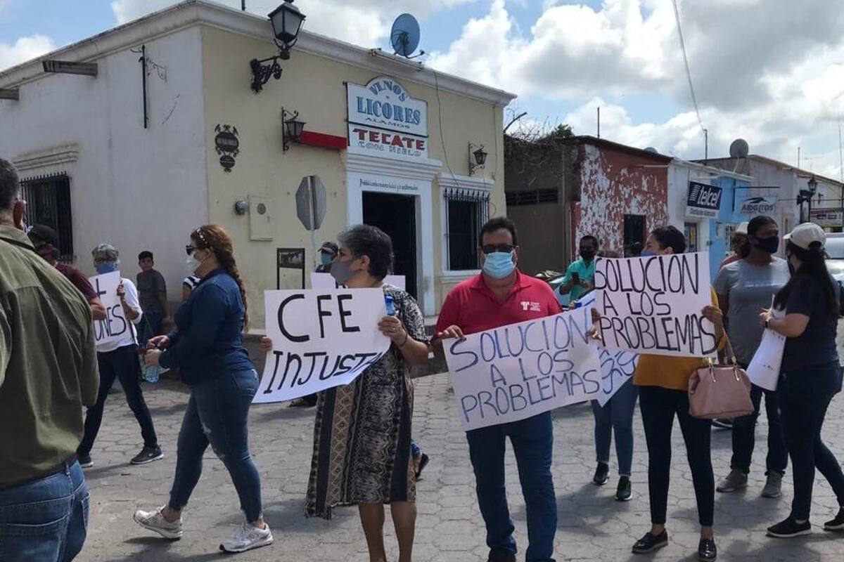 Alamenses anuncian protesta contra "tanto apagón" de CFE