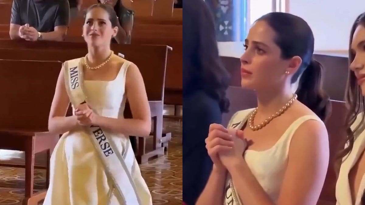Fátima Bosch protagoniza acto de fe en Costa Rica al llegar de rodillas a un altar religioso