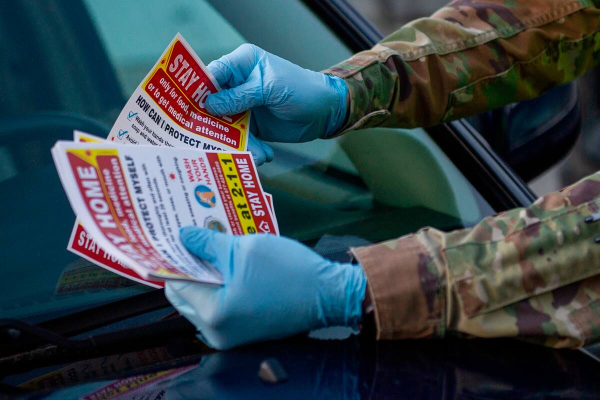 Donald Trump permite poner en activo a militares ante coronavirus