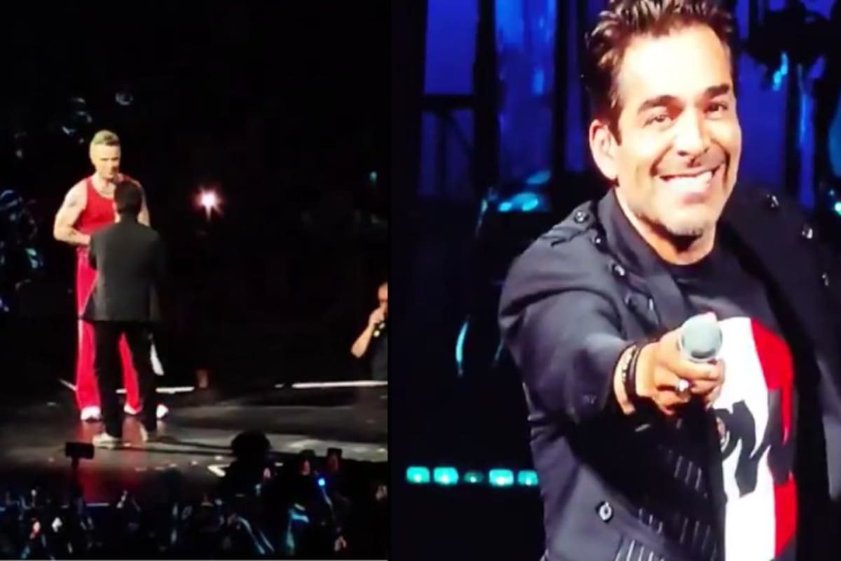 Robbie Williams cumple una promesa de hace 20 años e invita a Omar Chaparro a cantar en CDMX