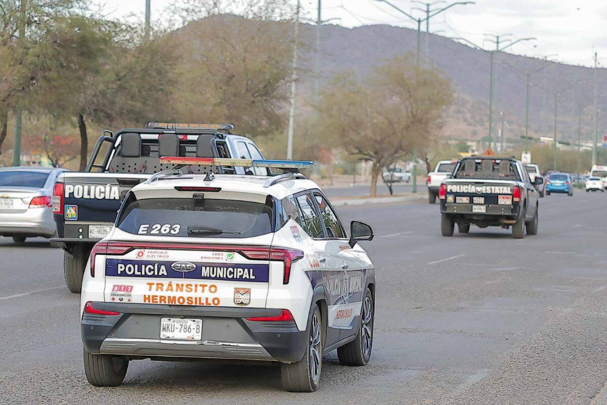 Arrestan a 4 hombres en posesión de armas de fuego tras activarse Código Rojo por detonaciones al norte de Hermosillo