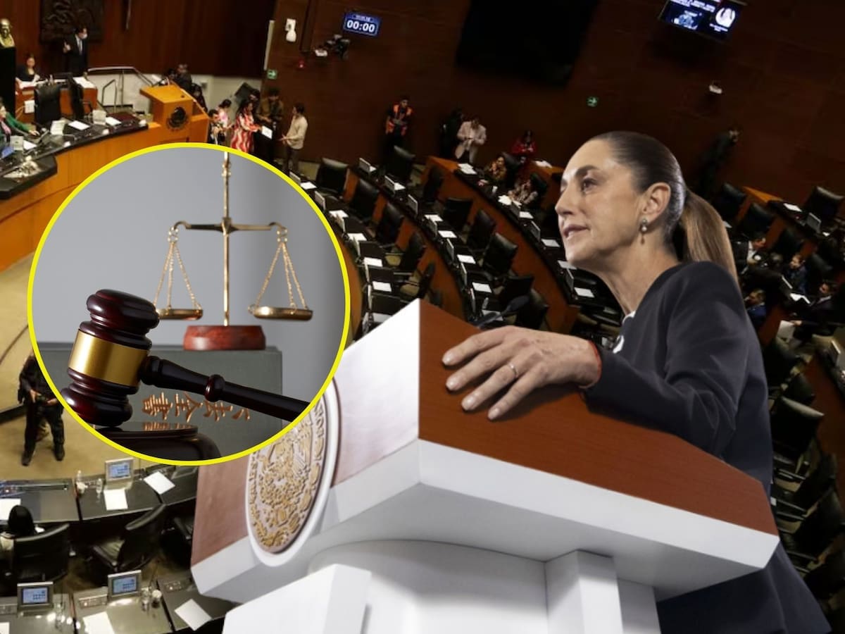 La polémica reforma a la Ley de Amparo fue impulsada por la presidenta Claudia Sheinbaum, quien pide que no sea sujeta a retroactividad. | Crédito: Presidencia/El Universal