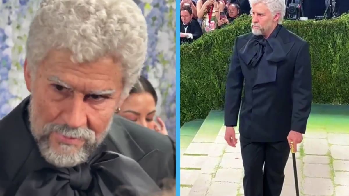 Bad Bunny sorprende en la Met Gala 2026 con impactante transformación en anciano