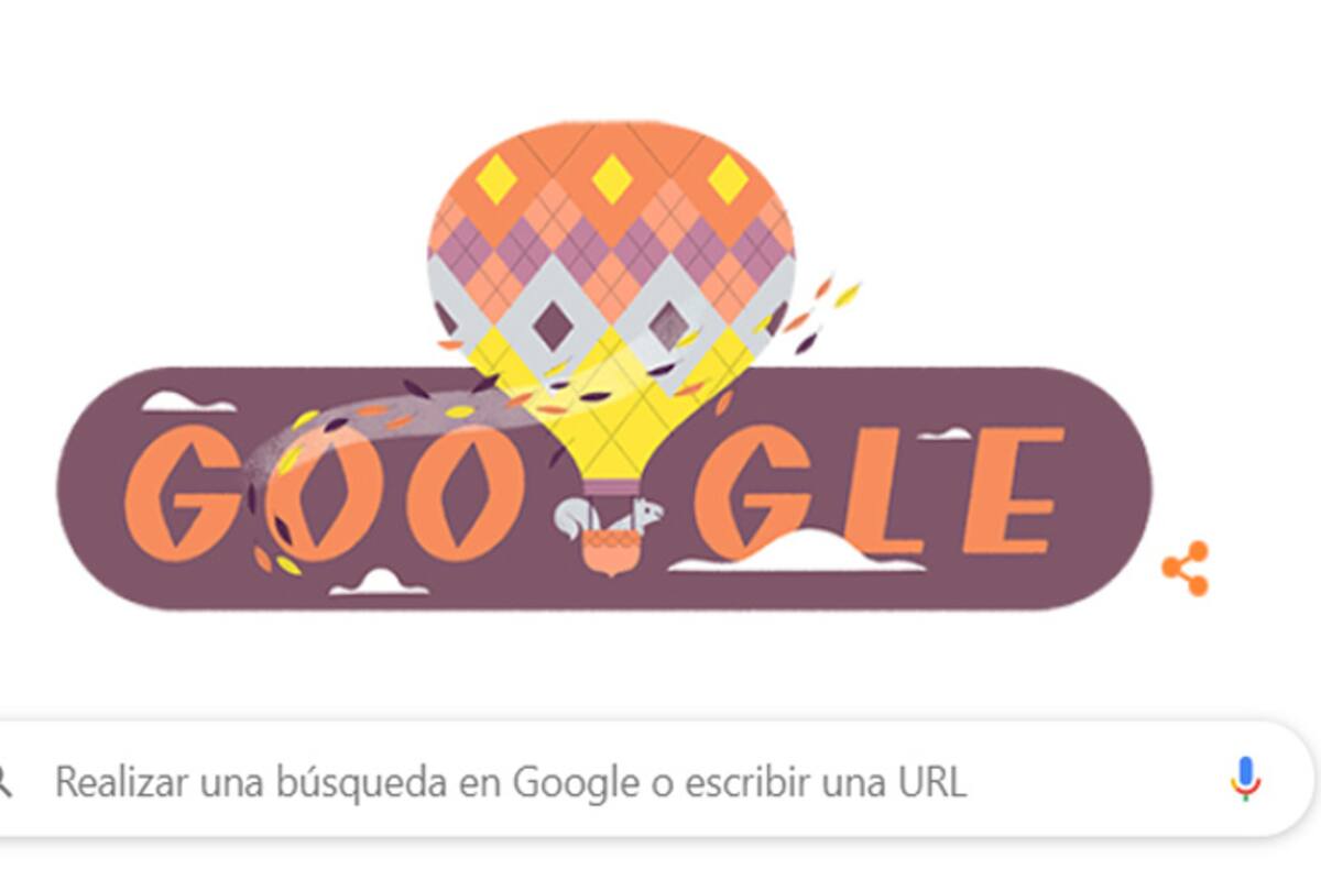 Google recibe el equinoccio de otoño con un doodle