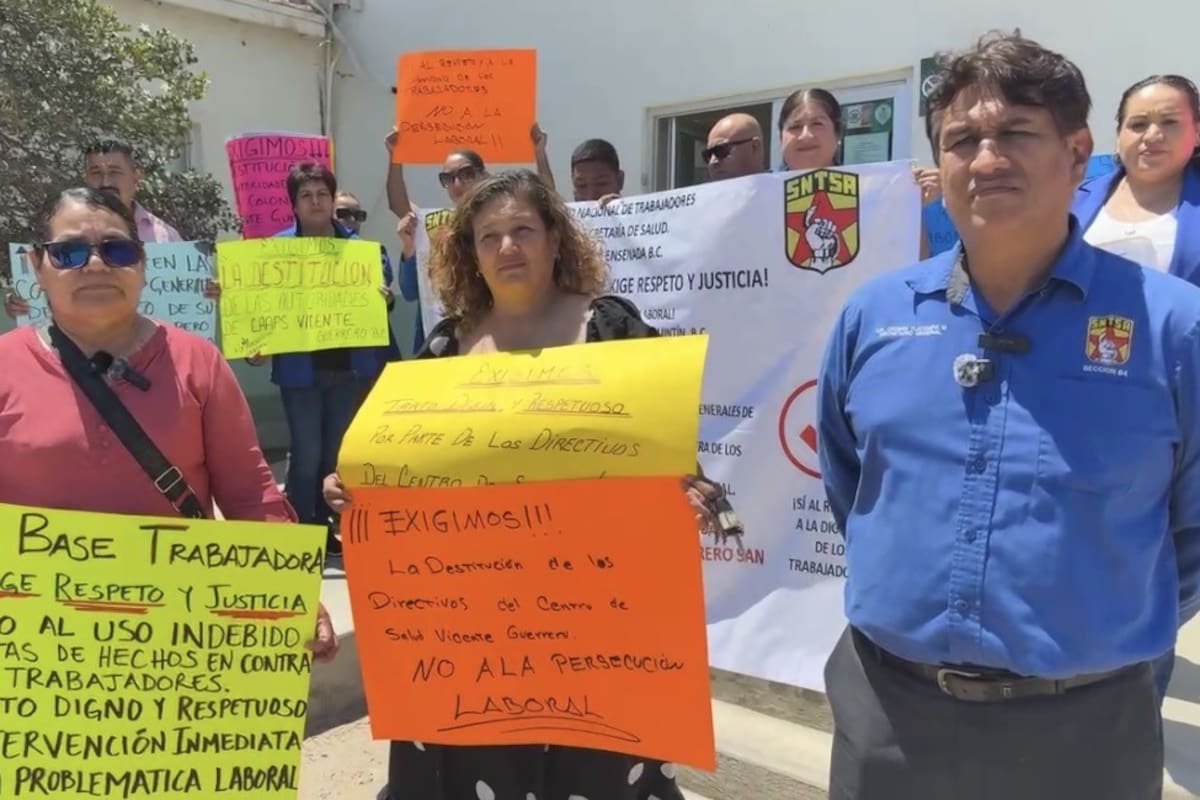 Trabajadores denuncian acoso y carencias en unidad de salud de San Quintín