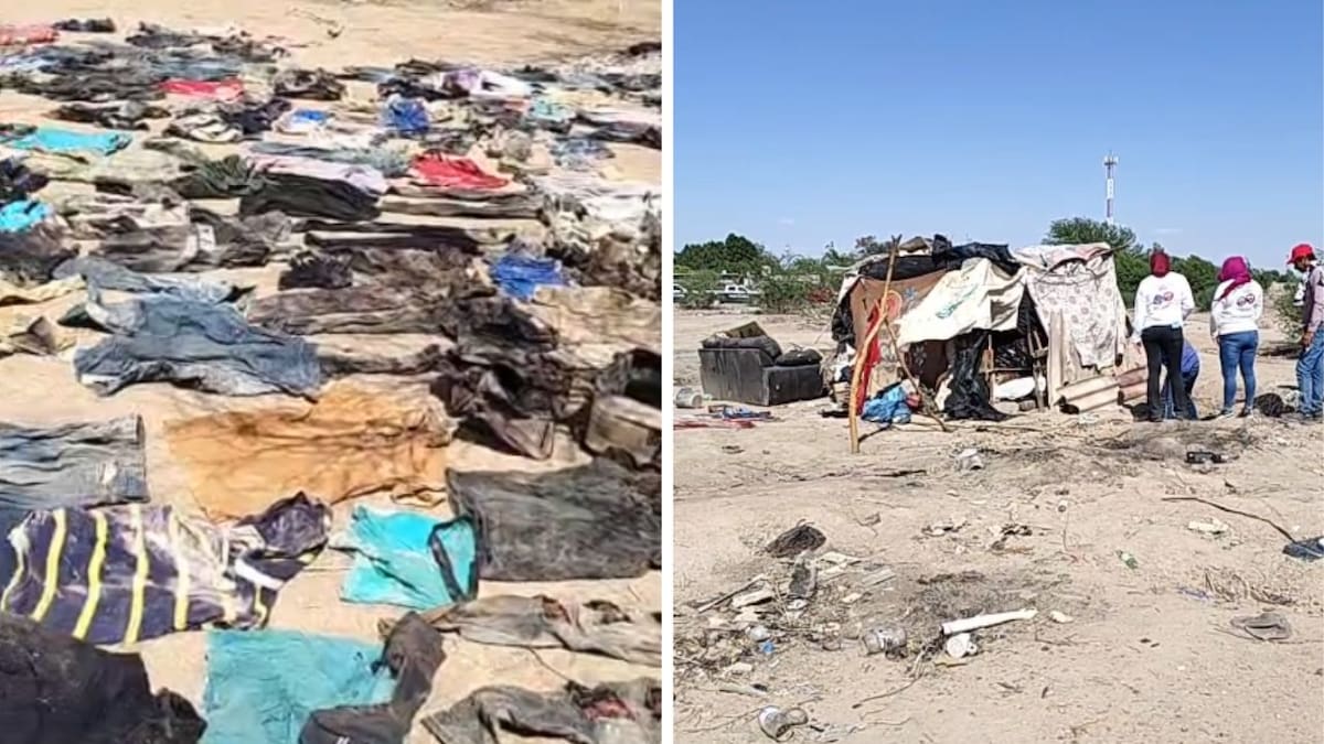 Hallan Madres Buscadoras de Sonora restos calcinados y campamento con más de 200 pertenencias en Costa de Hermosillo