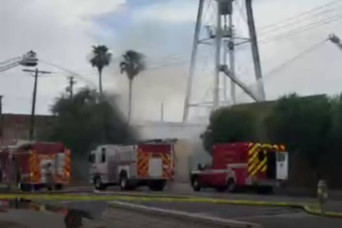 Moviliza a bomberos incendio en Calexico