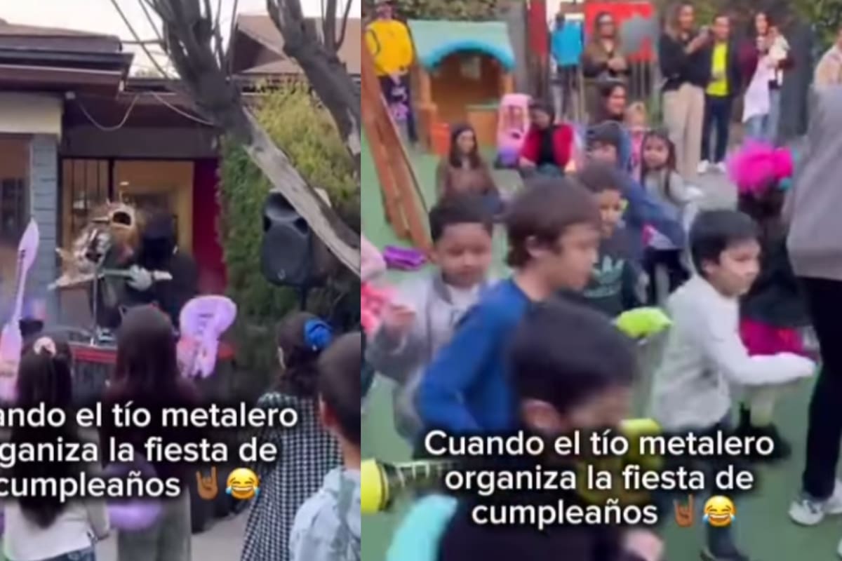 “Los niños presentes hasta hicieron un mini circle pit”: Marioneta rockera se roba el show en una fiesta infantil