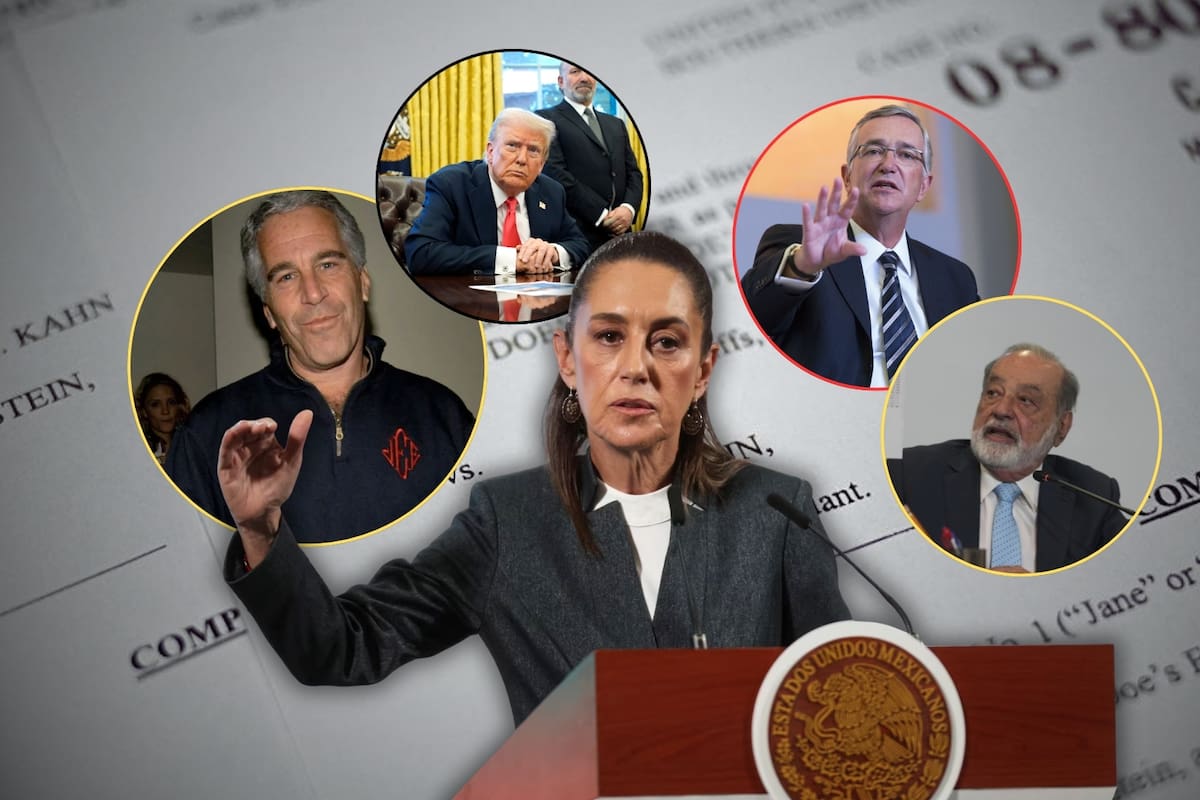Luego de que empresarios mexicanos como Ricardo Salinas Pliego y Carlos Slim aparecieran en los archivos de Epstein, Sheinbaum descartó acciones, pero aseguró que México colaborará si el Departamento de Justicia de EEUU lo solicita