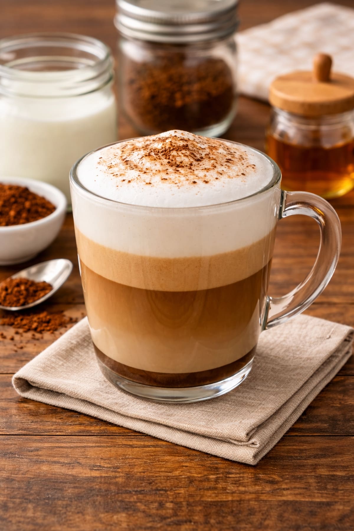 Prepara un capuchino casero sin cafetera ni utensilios especiales | Imagen hecha con IA