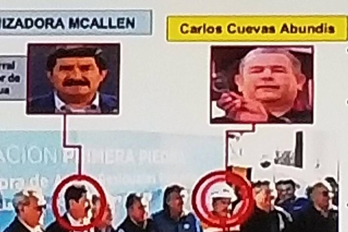 Exhiben foto de Javier Corral entregando obra a Carlos Cuevas Abundis, presunto líder del crimen organizado